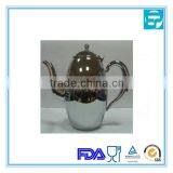 Stainless Steel Gold Plantin Arabic Tea Pot thumbnail-1