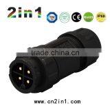 SK19-4P IP67 Soldering Electric Cable Wire Waterproof Connector thumbnail-3