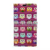 Silk Printing PU Leather Wallet Flip Card Slot Stand Case Cover for Samsung thumbnail-2