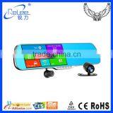 Wireless GPS Bluetooth Dual Car FM Camera With Touch Screen RLDV-325