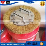 wire scrub brush used for cleaning solid impurites