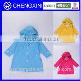 all kinds of colorized transparent raincoats