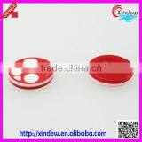 Top Quality Plastic Fashion Red Back Resin Button thumbnail-3