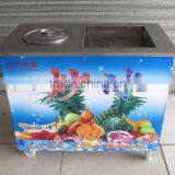 CE Approval Commercial Automatic Electric 2 Pan Durable Fry Ice Cream Machine Made in China