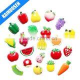 Creative Vegetables Fruits Fridge Magnet Resin Refrigerator Magnets Set thumbnail-1
