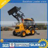 XT870H Mini Wheel Loader With Backhoe Attachment for Sale, Small Backhoe Loader for Sale thumbnail-1