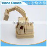 Vehicle Puzzles Rooter 3D Woodcraft Kit Assemble Paint DIY Toys for Kids Adults the Best Birthday Gift thumbnail-2