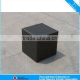 Cheap Outdoor Furniture Wicker Garden Rattan Square Table and Cube Chair thumbnail-6