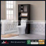 Over Toilet Design Space Winner Brown Finish Wooden Bathroom Storage Furniture thumbnail-1