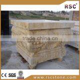 Cheap Marble Design Garden Flower Pots for Sale thumbnail-1