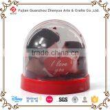 Polyresin Custom Romantic Wedding Picture Insert Snow Globe thumbnail-1
