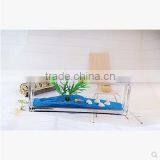 Cheap New Design Home Decoration Rectangle Hydroponic Glass Bowl Vase for Fish or Flower Arrangement thumbnail-2