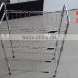 Wire Storage Shelf and 3 Tiers Shoes Standing Organizer thumbnail-2