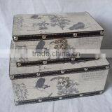 Eiffel Tower Design Set 2 Linen Printing Storage Box thumbnail-4
