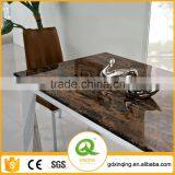 Kitchen Table and Chair Sets Marble Inlay Dining Table TH308 thumbnail-2