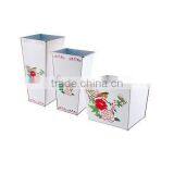 FB0001 Flower Galvanized Metal Bucket With Handle Pot Planter thumbnail-6