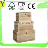 customized hot selling antique wood storage box