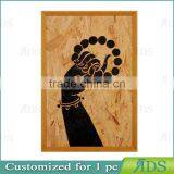 Framed Handmade Veneer Buddha Decorative Wall Art thumbnail-3