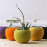 2017 China Hot Sale High Quality Handmade Promotional New Product Handmade Home Decoration Felt Decorative Pot Flower thumbnail-1