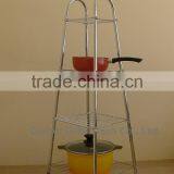 Multifunctional Pot Pan Rack Storage Shelf Kitchen Decor thumbnail-1