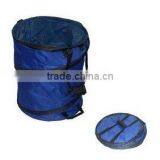 Portable Trash Can, 16" x 20" Collapsible, Blue/pop Garden Bag thumbnail-1