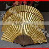 Gold and Silver Color Japanese Hand Fan thumbnail-2
