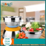 Hight Quality Mixing Bowls - Silicone Bottom Stainless Steel Soup Bowl