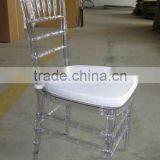 Qingdao Factory Supply Clear Resin Acrylic Transparent Chiavari Chair for Wedding thumbnail-2