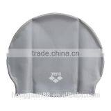 Fashionable Best Quality in Adult or Kid Size Customized Printing Logo Waterproof Silicone Swimming Cap thumbnail-1