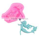 Liquid Silica Gel Mould DIY Chocolate Handmade Cake Mould Cake Decorating Tool Mermaid 1688 Agent thumbnail-2