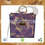 PP Laminated Jute Tote Bag With Padded Rope Handle & With Two Side Umbrella Print thumbnail-1