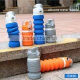 UCHOME TOP Hot Sale Outdoor 100% Food Grade Travel Foldable Collapsible Silicone Water Bottle thumbnail-2