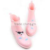 Hotsale Special Design Print Ankle High PVC Rain Boot thumbnail-2