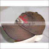 100% Octton Wholesale Enzyme Washed Distressed Baseball Cap With Embroidery LOGO thumbnail-1