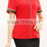 2017 OEM Chinese Hotel Restaurant Uniform Waiter Waitress Uniform