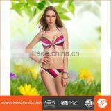 Sexy Strappy Bikini Set With Padded For Women Triangle Swimsuit Brazilian Bikini