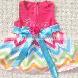 2014 Summer New Design Fashion Baby Pricess Dress Bella Petti Baby Dress for Sissy