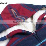 2017 Oem Service Factory Stock Price Wool Plaids Men Coat thumbnail-3