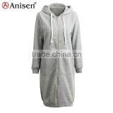 Oem Service Custom 100% Cotton Women Long Xxxxl Hoodies thumbnail-3