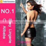Mature Women Sexy Lingerie Corset Latex Underwear thumbnail-2
