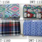 Fashion Hot Popular Lady Cotton Around Geometrical Zipper Wallet thumbnail-2