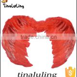 New Fashion Red Ostrich Feather Angle Wings wedding gift for decorations