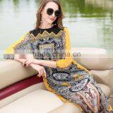 Zm50275b Summer New Product Lady Clothes Slim Fashion Printed Women Dress thumbnail-2