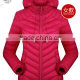 High Quality New Design Custom Ladies Winter Quilted Garment Ultra Light Western Down Jacket thumbnail-2