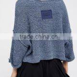 Runwaylover 127 New Style 2017 Ladies Deep V-Neck Loose Knitted T-Shirts thumbnail-5