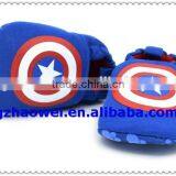 Super Captain Printed Summer Cotton Baby Boys Shoes thumbnail-3