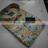 Yellow Floral Lastest Design Mens Dress Shirt thumbnail-1