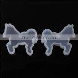 Silicone DIY Tools Resin Mold Horse Animal White 44mm x 40mm thumbnail-1