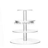 Four Tiers Acrylic Display Round Cupcake Stands thumbnail-1