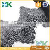 14.5cm Wide Black Eyelashes Voile France Lace Trim Ribbon DIY Crafts Apparel Sewing Supplies Decoration Clothes thumbnail-1